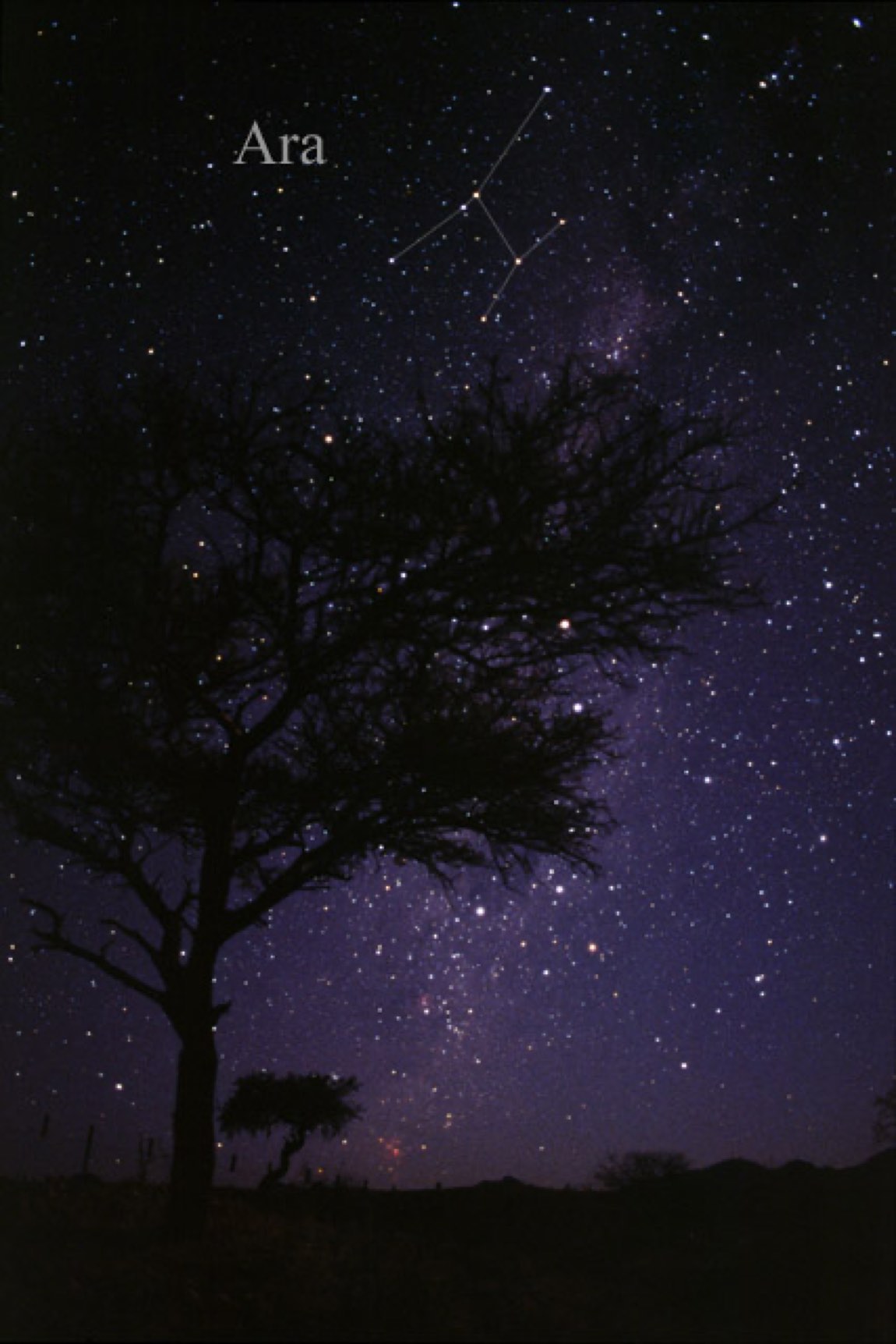 The sky around Ara