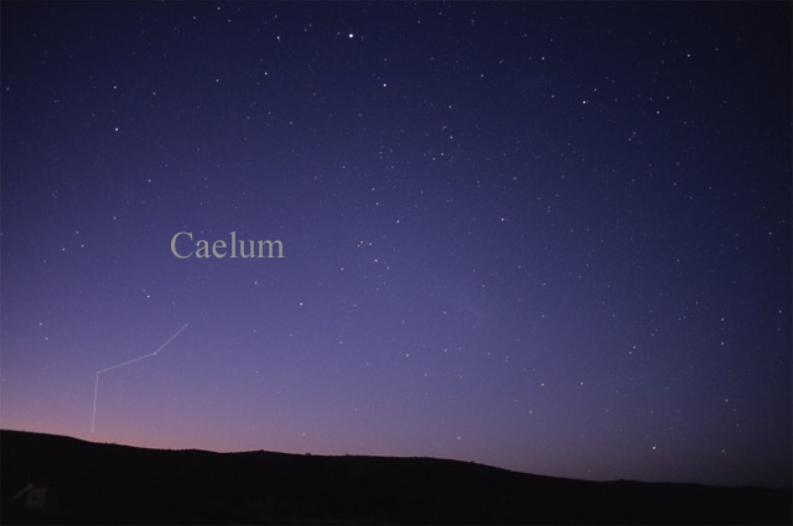 The sky around Caelum