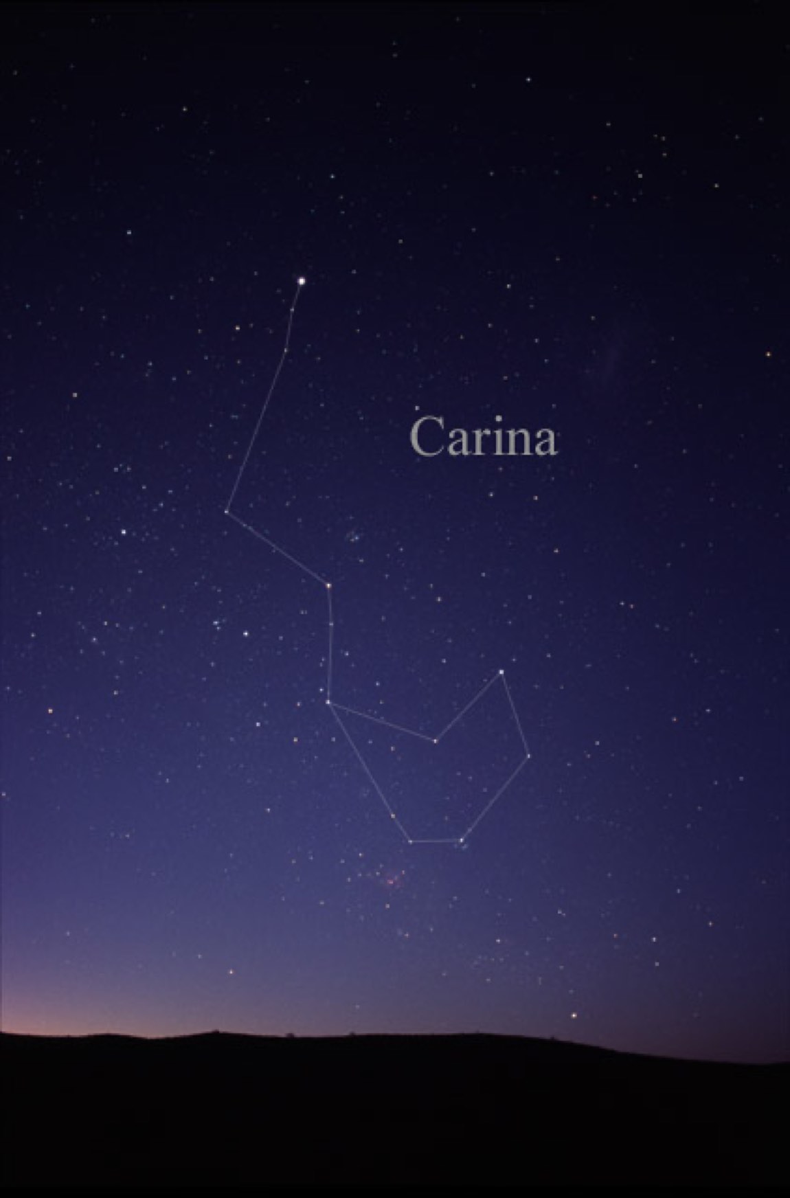 The sky around Carina