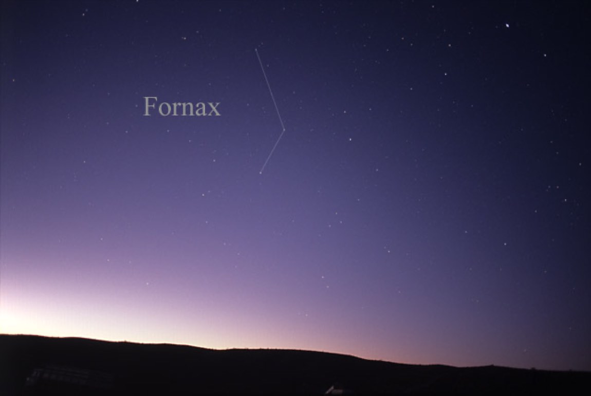 The sky around Fornax