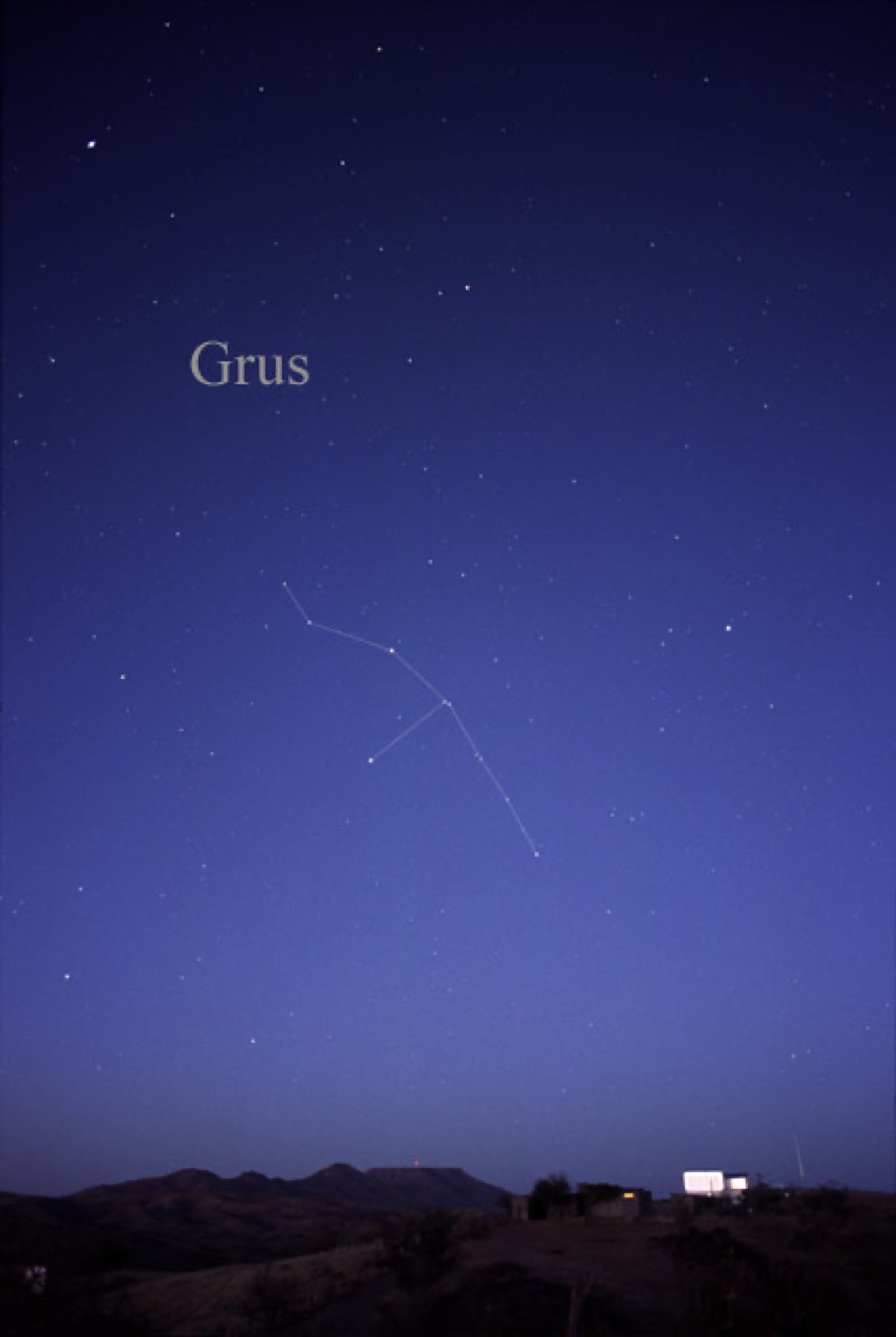 The sky around Grus
