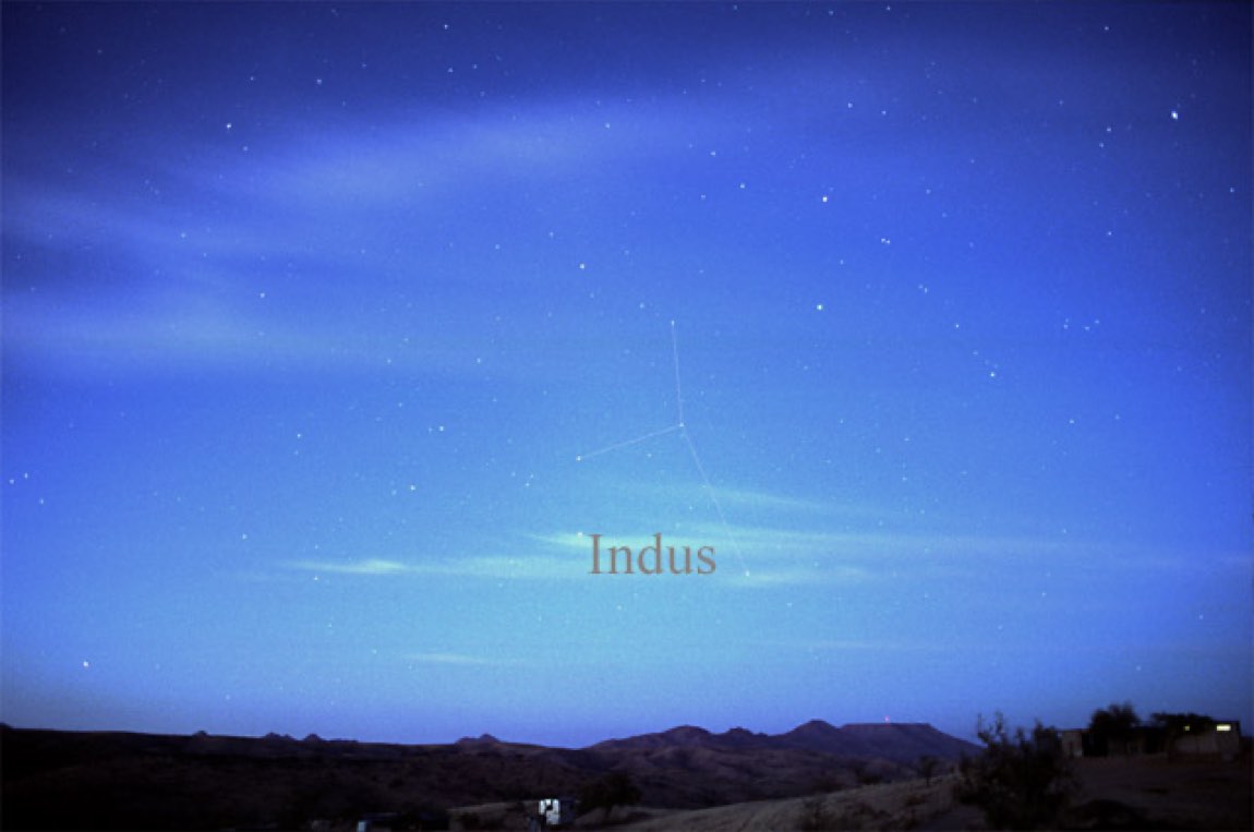 The sky around Indus