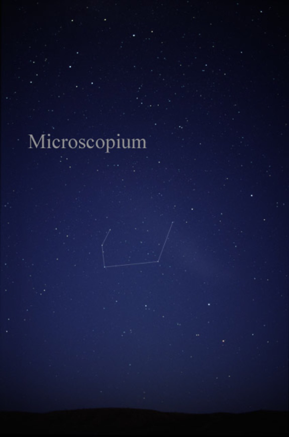 The sky around Microscopium