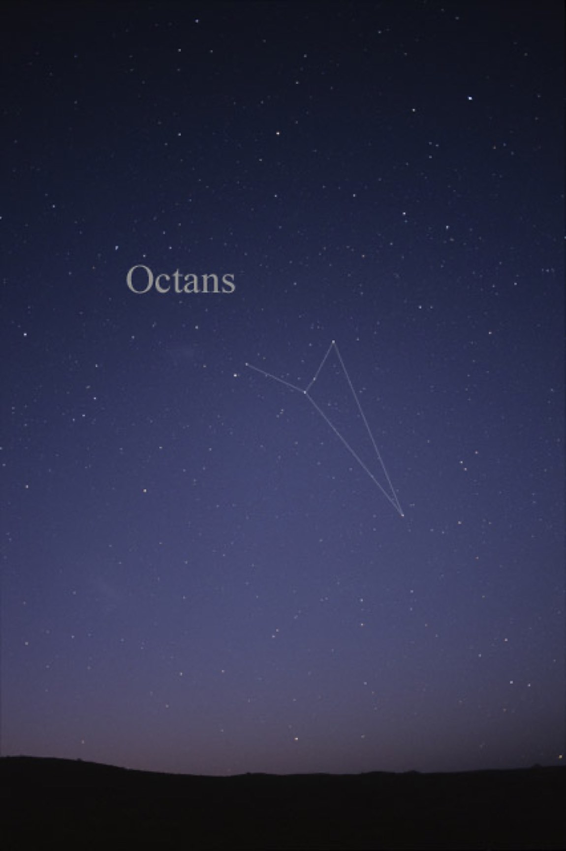 The sky around Octans
