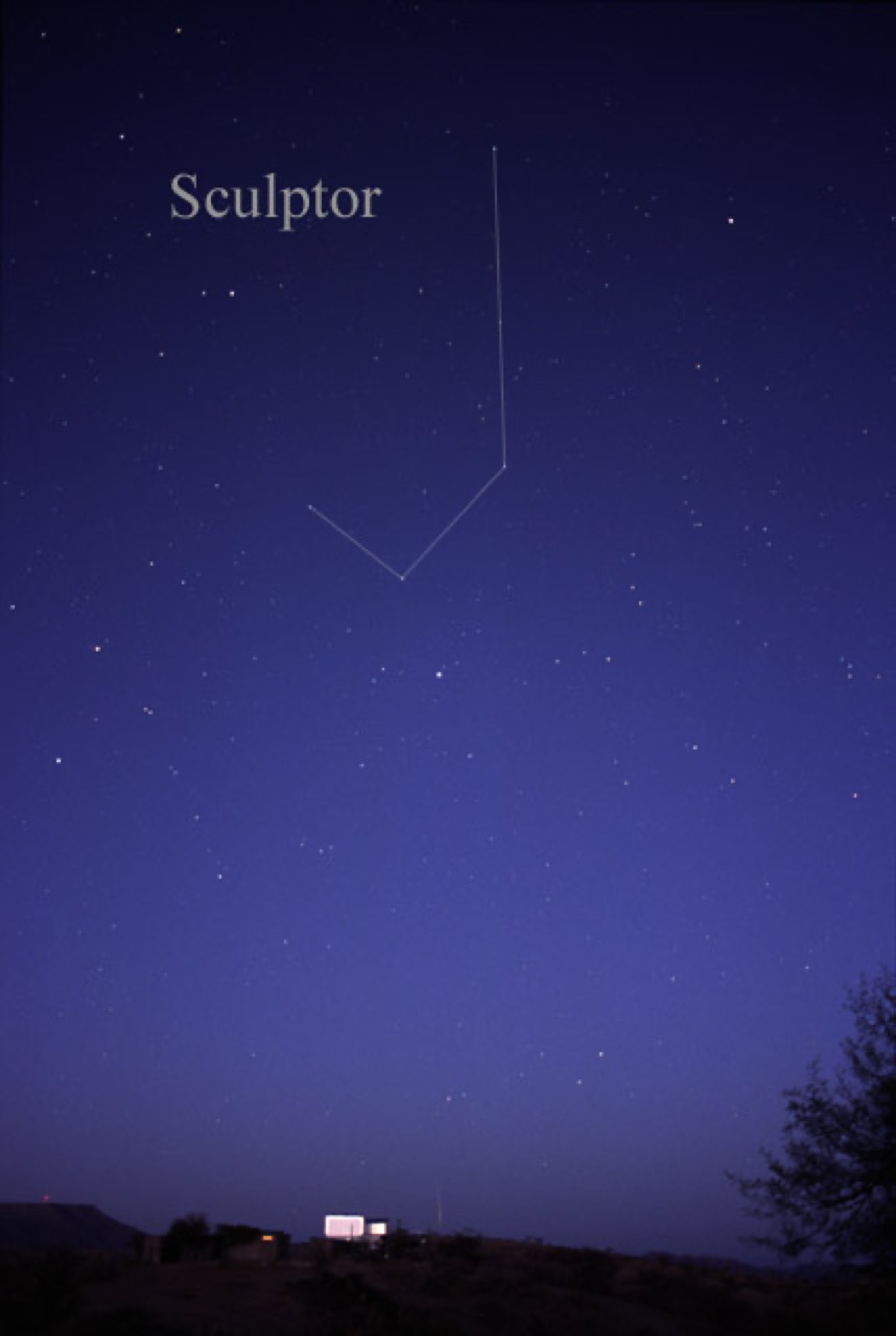 The sky around Sculptor
